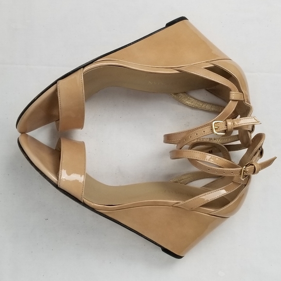 Stuart Weitzman Strappy Sandals Wedge size 8.5 M - Picture 6 of 10
